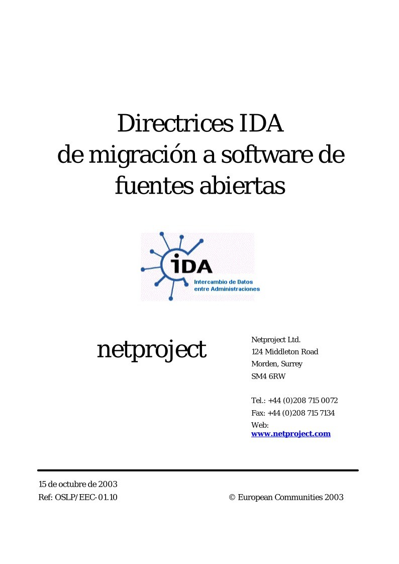 Imágen de pdf Directrices IDA de migración a software de fuentes abiertas